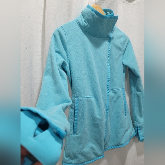 Ivivva Girls Lululemon Big Business Wrap Fleece Wrap/Jacket Sz 12 - Picture 7 of 9